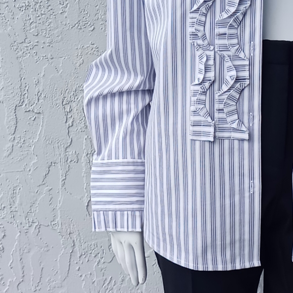 Mario Serrani (ITALY) Ladies Black Jacquard Comfort Stretch Pant - Picture 6 of 17